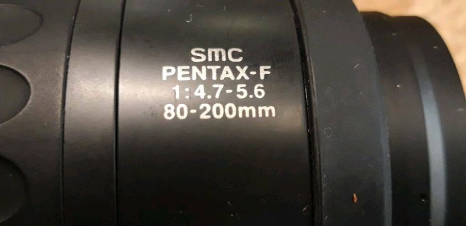 PENTAX SFX N, Analog-Camera und PENTAX F SMC 80-200 mm Objektiv