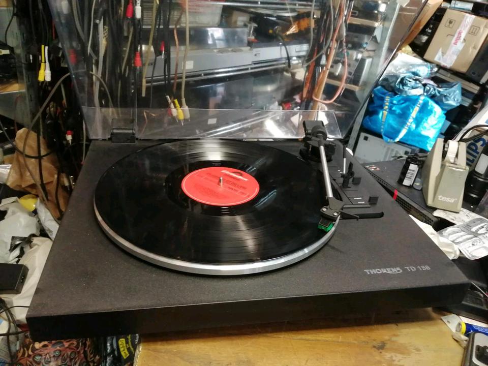 THORENS TD158, Plattenspieler +AUDIO-TECHNICA Nadelsystem!
