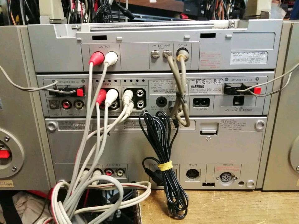 JVC PC-A5L, Radio-Cassetten-Recorder/Ghettoblaster, DEFEKT!!!