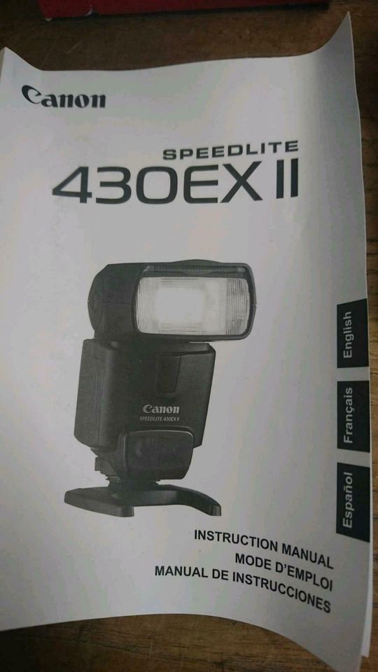 CANON 430EX II Speedlite, NEU und Originalkarton!