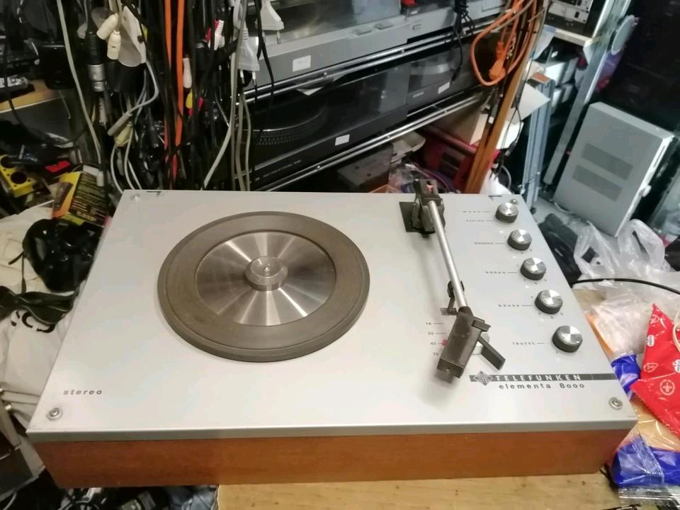 TELEFUNKEN elementa 8000, PLATTENSPIELER, DEFEKT!!!