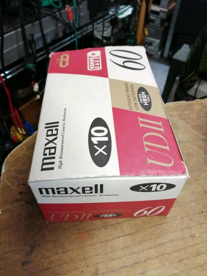 MAXELL UDII 60, Audio-Cassetten, 1 Packung mit 10 Stück, NEU und!