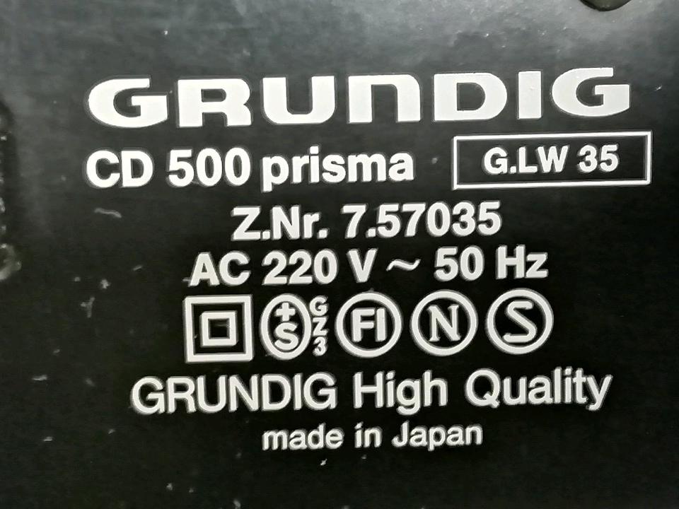 GRUNDIG CD 500 prisma, CD-Player, guter Zustand!!