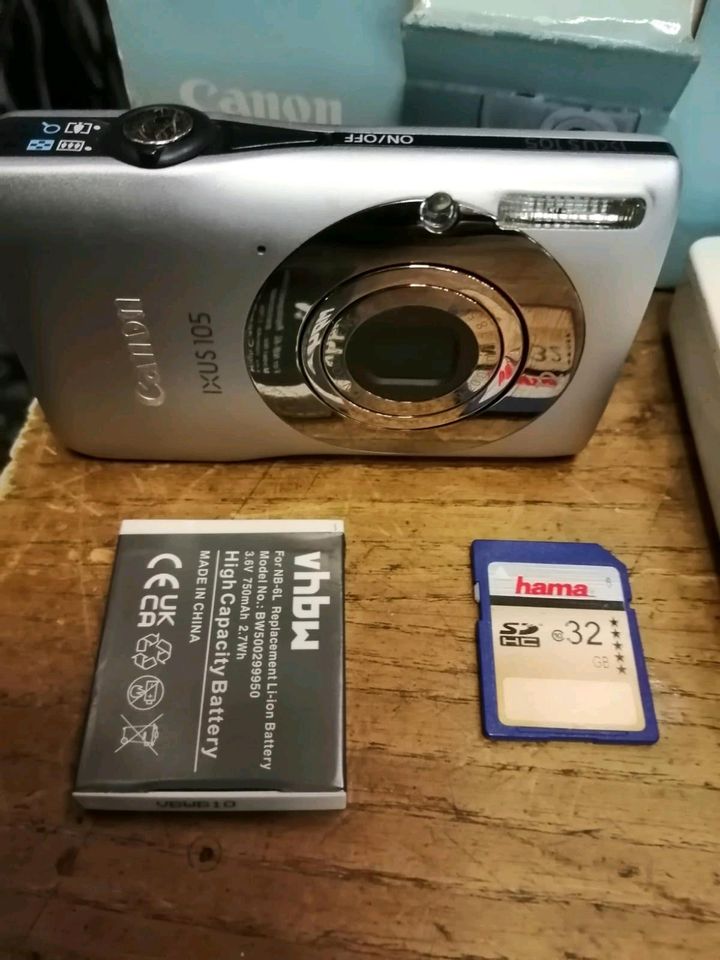 CANON IXUS 105, Digital-Kamera mit Zubehör!! Toll!!