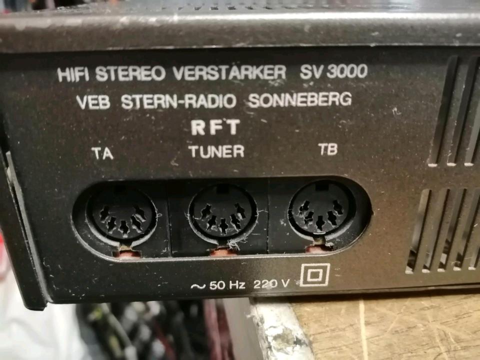 RFT SV 3000 HIFI, Verstärker, guter Zustand!!