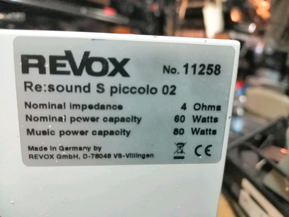 REVOX Re: Sound Spiccolo 02, 2 kleine Boxen!!