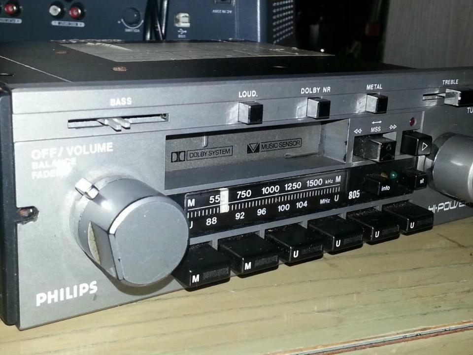 PHILIPS 22 AC 805/22 FTZ; Auto-Radio/Cassette, NICHT GETESTET!