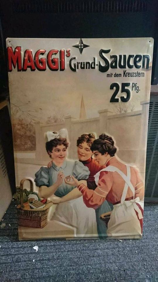 BLECHSCHILD MAGGIE'S Grund-Saucen mit dem Kreuzstern, toll