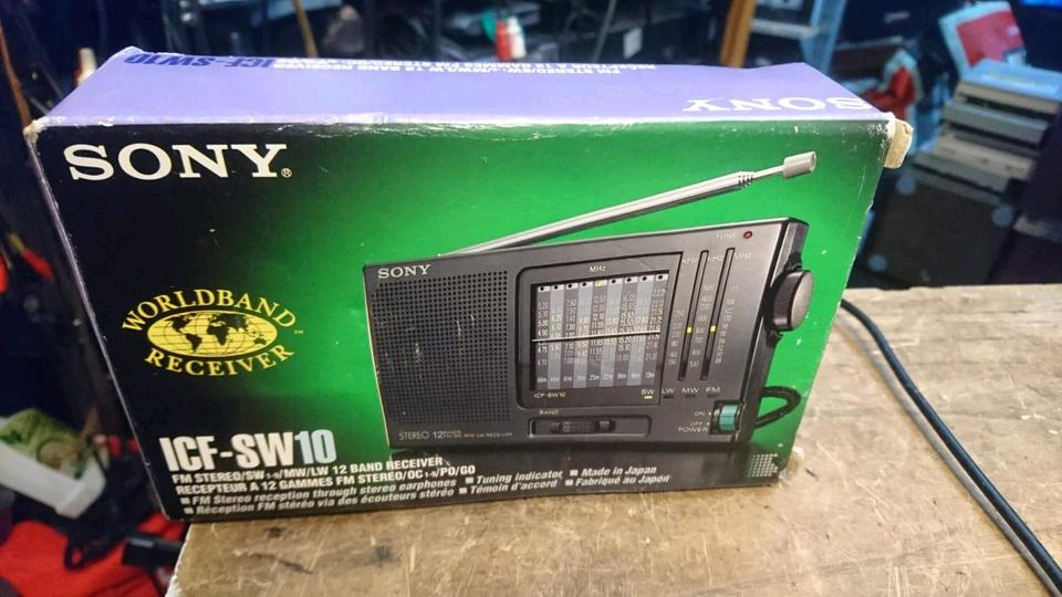 SONY ICF-SW10, Weltempfänger/Radio, NEU + Original-Karton