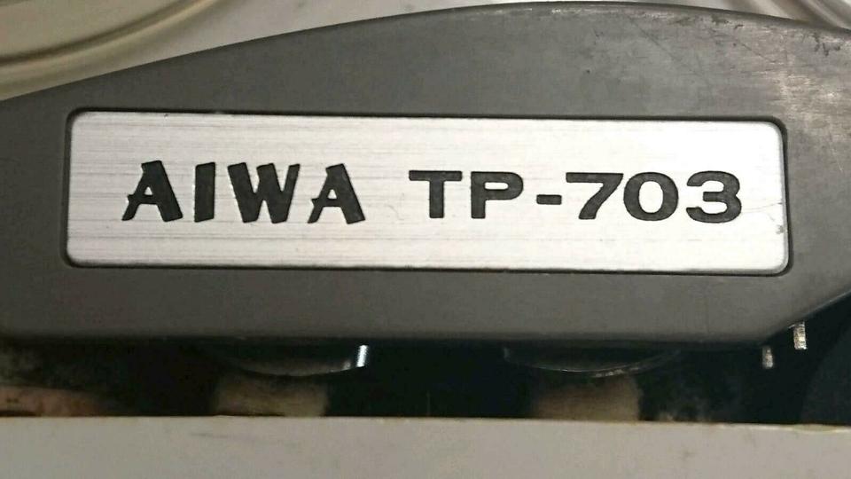 AIWA TP-703, kleines Tonbandgerät, Rücklauf geht schwach!!