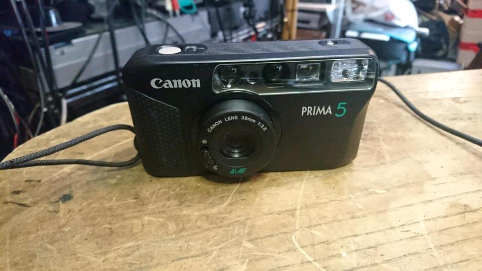 CANON PRIMA 5, Analog-Kamera mit Original-Tasche!